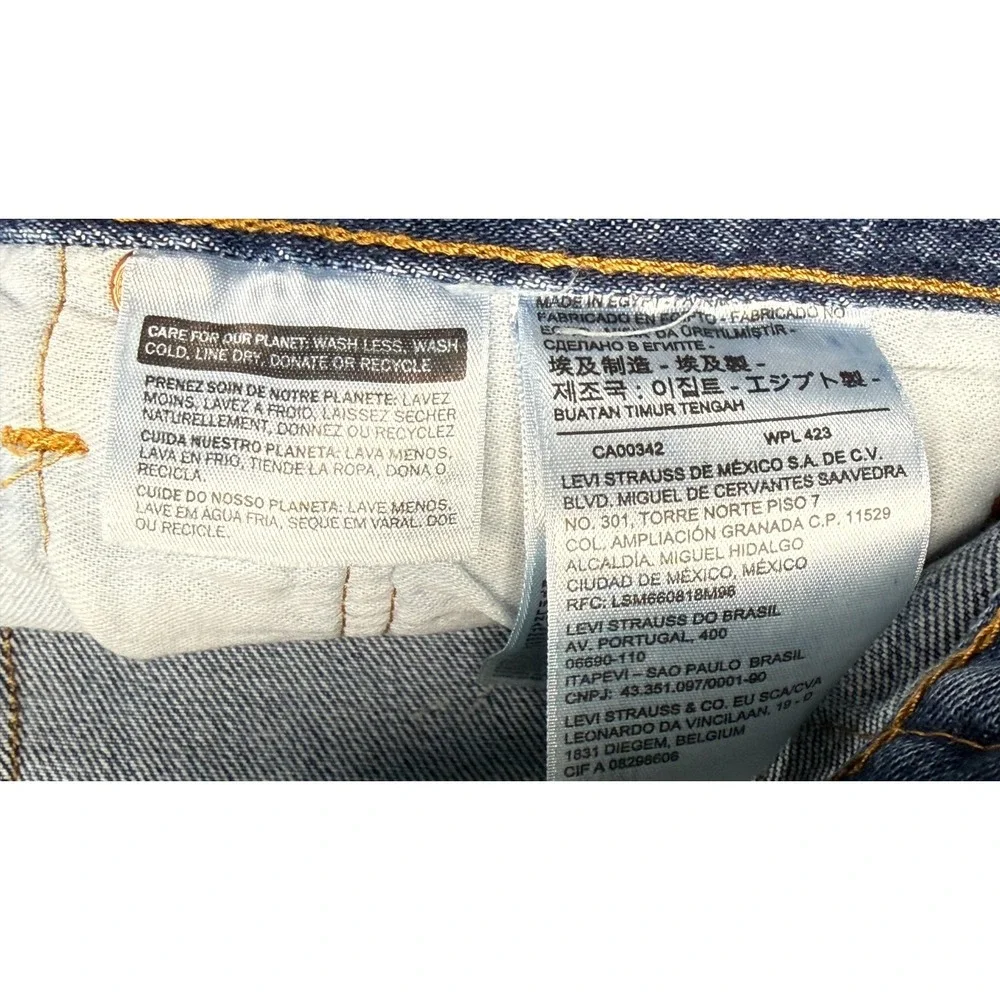 Levi's 501xx Men's Straight Leg Button Fly 5 Pocket Denim‎ Jeans Size 33x30